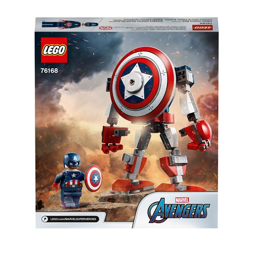 LEGO® Marvel Avengers 76168 L'armure robot de Captain America - Lego