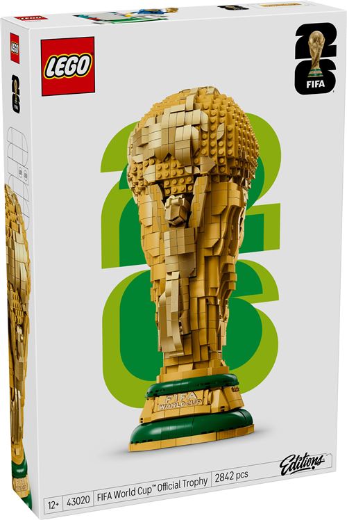 LEGO® Editions Sports 43020 Trophée officiel de la Coupe du monde de la FIFA - Lego