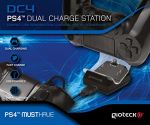 Double Station de recharge Gioteck Noir pour PS4