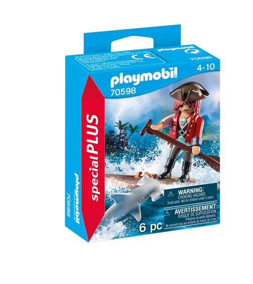 Playmobil Special Plus 70598 Un Pirate Avec Un Radeau