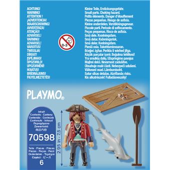 Playmobil Special Plus 70598 Un pirate avec un radeau