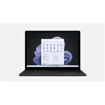 Microsoft Surface Laptop 5 - Intel Core i7 - Iris Xe Graphics - 16 Go RAM - 512 Go SSD - 13.5" écran tactile 2256 x 1504 - Noir