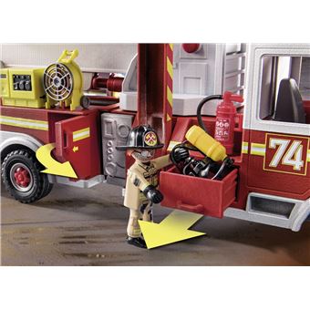 Playmobil - Univers caserne de pompier figurines et accessoires