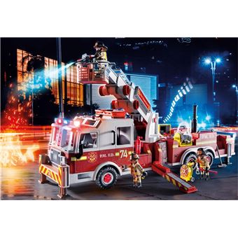 Playmobil 70935 Camion de pompiers avec échelle