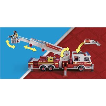 Playmobil 70935 Camion de pompiers avec échelle