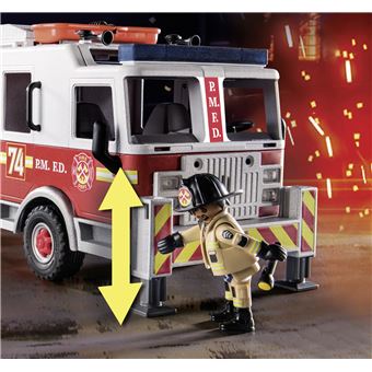 Playmobil 70935 Camion de pompiers avec échelle