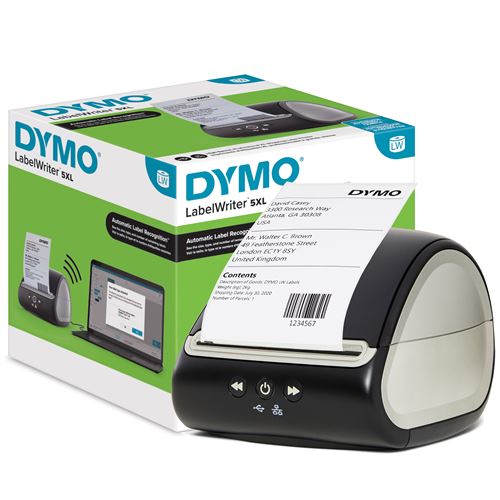 Imprimante D'Étiquettes Dymo Labelwriter 5Xl Noir Et Gris