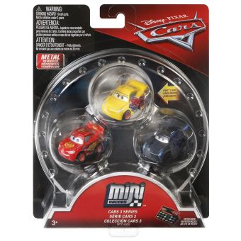 Pack de 3 mini-véhicules Cars Modèle aléatoire