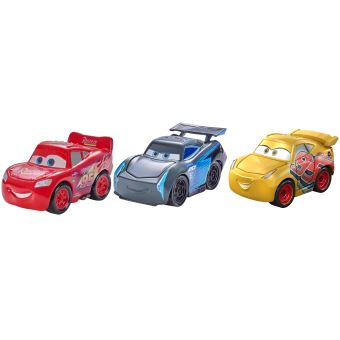 Pack de 3 mini-véhicules Cars Modèle aléatoire