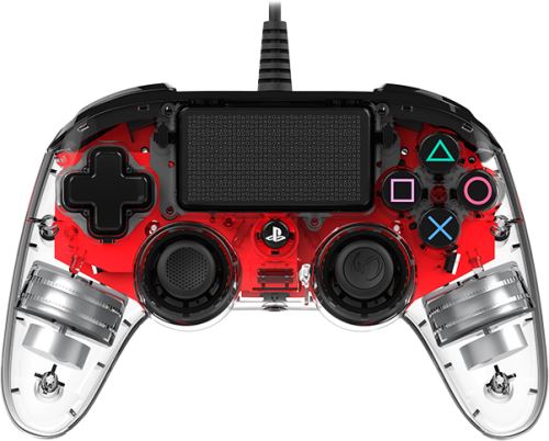 Manette filaire NACON rouge pour Playstation 4