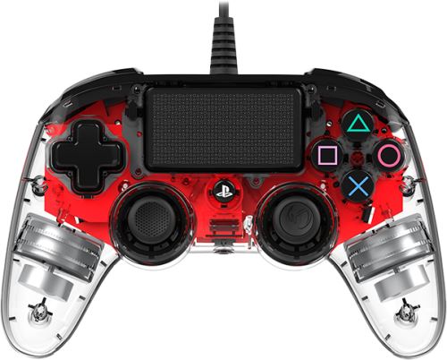 Bedrade controller Nacon Bright Red voor PS4