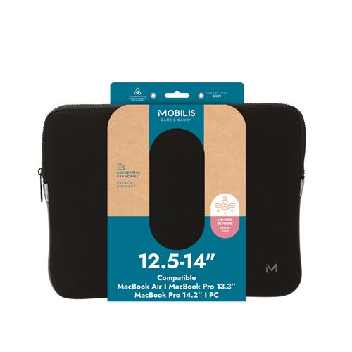 Mobilis - Sacoche pc portable à mémoire de forme 12.5 14 pouces