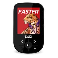 Baladeur MP4 Bluetooth Djix C100 avec clip sport 360° Noir