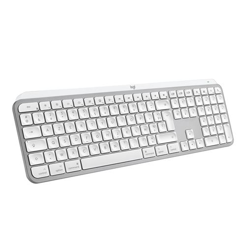 Logitech Gris Clavier Sans Fil Azerty Mx Keys S Pour Mac Pâle
