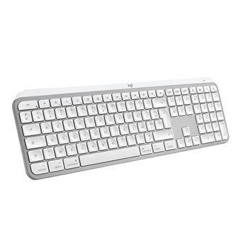 Clavier sans fil Azerty Logitech MX Keys S pour Mac Gris pâle - 1