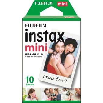 Fujifilm Film Instax Mini Pack 1x 10 Poses - Pellicule - Achat & prix