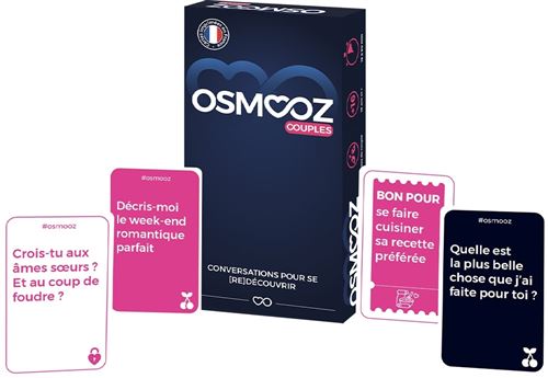 Jeu Couple - OSMOOZ - 180 Cartes fabriquées en France – Idée