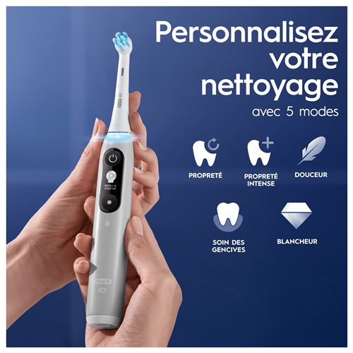 Oral-B iO Series 6 Elektrische Zahnbürste Weiss Grau - Einkauf