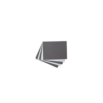 GREY/WHITE CARD 15 X 20CM ZEBRA - 1