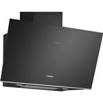 iQ700 Hotte murale 90 cm Noir avec finition en verre LC91KLT60
