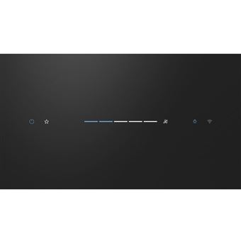 iQ700 Hotte murale 90 cm Noir avec finition en verre LC91KLT60