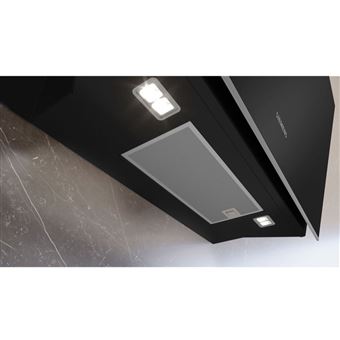 iQ700 Hotte murale 90 cm Noir avec finition en verre LC91KLT60