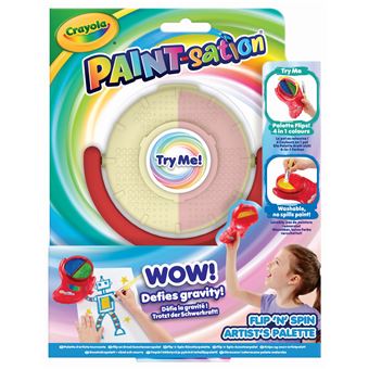 Peinture Crayola Paint-Sation Flip'n'Spin Artist's Palette