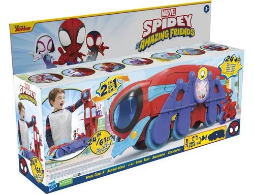 Figurine Marvel Spidey Et Ses Amis Extraordinaires Arachnomobile