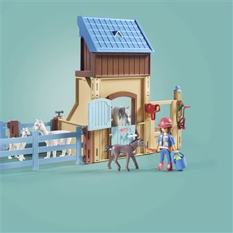 Playmobil 71240 Extension Box avec Cheval - Country - avec Un Personnage,  Un Cheval, Son Box et des Accessoires - Le Club d'équitation - Animaux &  Nature - Dès 4 Ans : : Jeux et Jouets