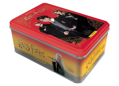 Jeu de cartes Panini Harry Potter Manuel du sorcier Boîte métal 15 pochettes Modèle aléatoire