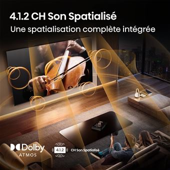 TV MINILED Hisense 65U8Q 165Hz Son Spatialise 4.1.2. Dolby Vision-Atmos