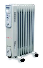 Radiateur bain d'huile Techwood TCG-1561 1500 W Blanc