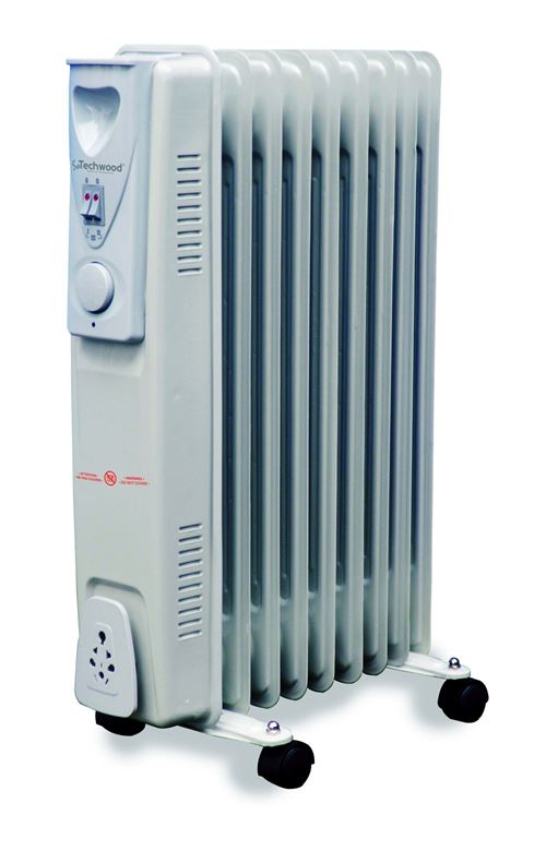 Radiateur Bain D'Huile Techwood Tcg-1561 1500 W Blanc