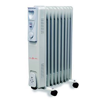 Radiateur bain d'huile Techwood TCG-1561 1500 W Blanc