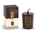 Bougie déco parfumée rechargeable Esteban Cèdre