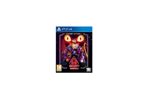 Pochette avant du jeu Five Nights at Freddy's: Security Breach PS4