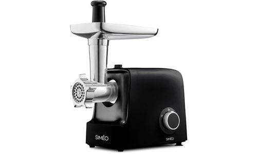 Hachoir à viande Simeo RHM315 2200 W Noir et Argent
