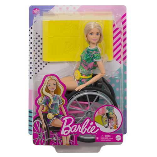 Poupée Barbie et son fauteuil roulant