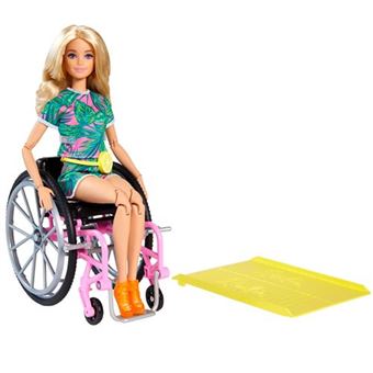 Poupée Barbie et son fauteuil roulant