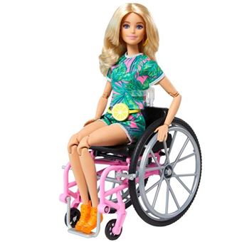 Poupée Barbie et son fauteuil roulant