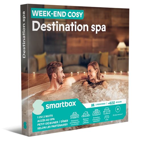 Coffret cadeau SmartBox Week end Cosy Destination spa