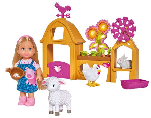 poupee evi love poupée enfant evi a la ferme