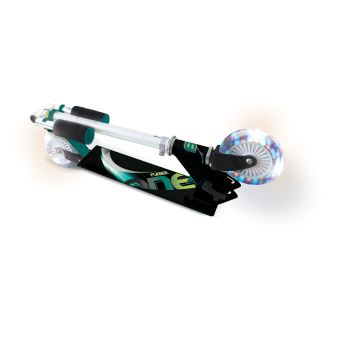 Patinette Funbee avec 2 roues LED Noir et Argent