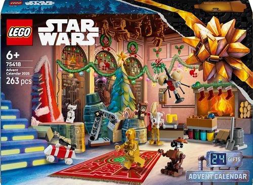 Acheter LEGO® Star Wars™ 75418 Le calendrier de l’Avent 2025 État correct - 17,43 € LEGO® Star Wars™ 75418 Le calendrier de l’Avent 2025 État correct - LEGO Star Wars reconditionné disponible sur Fnac
