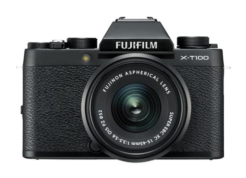 Hybride Fujifilm X-T100 Noir + Objectif XC 15-45 mm f/3.5-5.6 OIS PZ - État correct Fujifilm sur Fnac