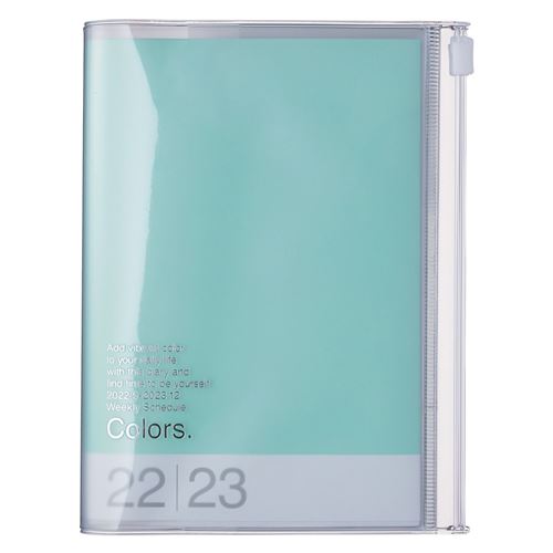 Agenda scolaire Mark's Colors 2022 2023 A6 Menthe
