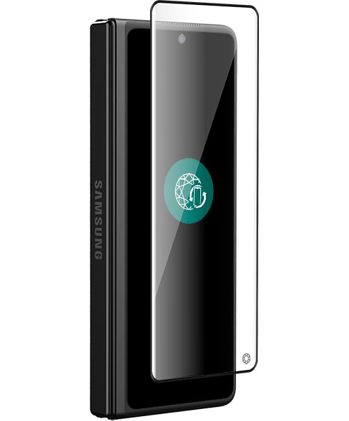 Protection d'écran en verre trempé 2,5D Forceglass pour Samsung Galaxy Z Fold 5 Transparent