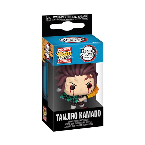 Funko Pop! Keychain: DS Tanjiro Kamado Sun Breathing Demon Slayer Mini Figurine en Vinyle à Collectionner Porte clés Fantaisie Cadeau de Noël Idée de Cadeau Produits Officiels - vue 3