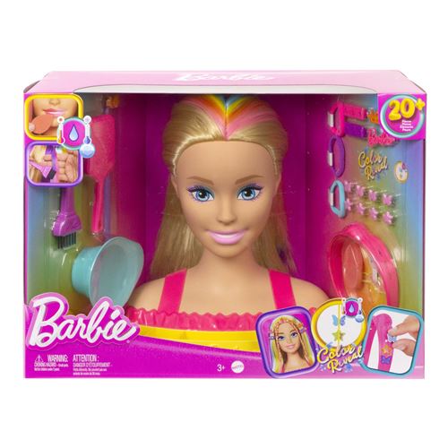 Poupée Mattel Barbie Tête À Coiffer Blonde