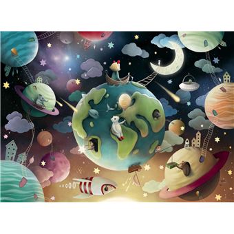 Puzzle 100 p xxl - planètes fantastiques / demelsa haughton